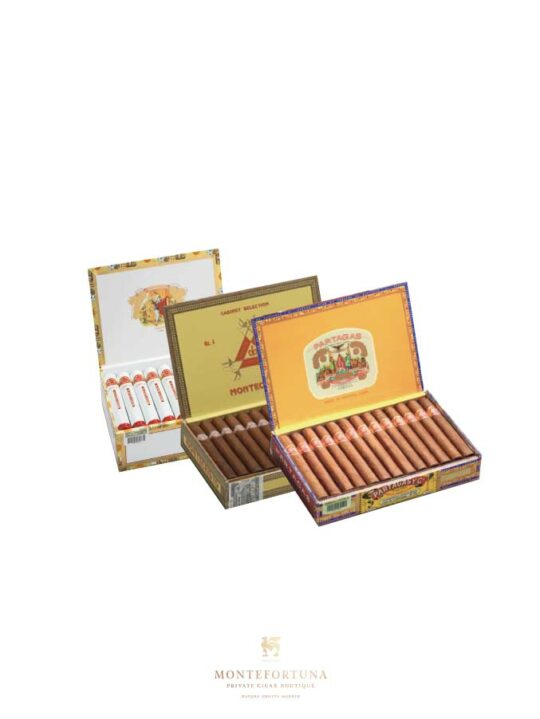Triple Mareva Combo: Partagas Mille Fleurs + Montecristo No.4 + Romeo No.2
